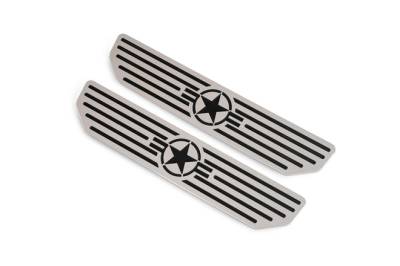 DV8 Offroad - DV8 D-JL-180014-STR4 Rear Door Sill Plates for 18+ Jeep Gladiator/Wrangler JL
