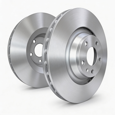 SP Performance - SP Performance P19-286-P Plain Silver Zinc Rear Brake Rotors 99-03 Acura TL