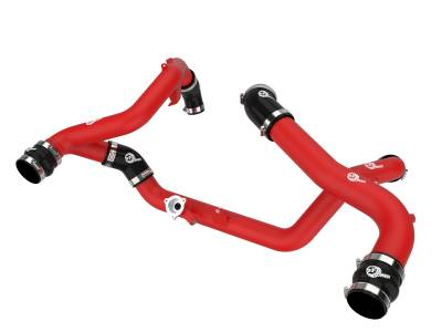 aFe Power - aFe 46-20654-R Aluminum Hot/Cold Charge Pipe Kit Red for 20-21 Explorer/Aviator