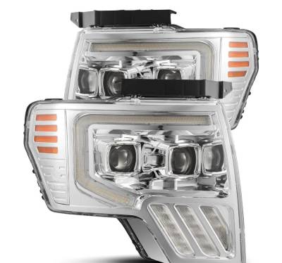 AlphaRex - AlphaRex 880482 Projector Headlights Chrome 09-14 Ford F150