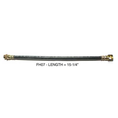 The Right Stuff Detailing - The Right Stuff Detailing FH07 Brake Hydraulic Hose Front for Chevy/Pontiac