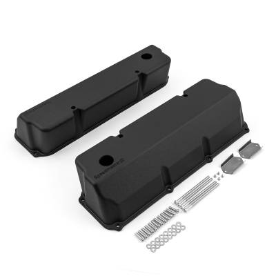 Speedmaster - Speedmaster 1-314-005-03 Alu. Valve Covers Blk for Ford