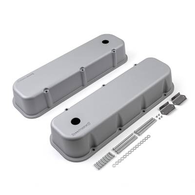 Speedmaster - Speedmaster 1-314-002-02 Alu. Valve Covers Silver for Chevy BBC