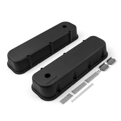 Speedmaster - Speedmaster 1-314-002-03 Alu. Valve Covers Blk for Chevy BBC