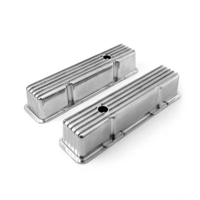 Speedmaster - Speedmaster PCE314.1070.05 Nostalgic Finned Alu. Valve Covers for Chevy SBC