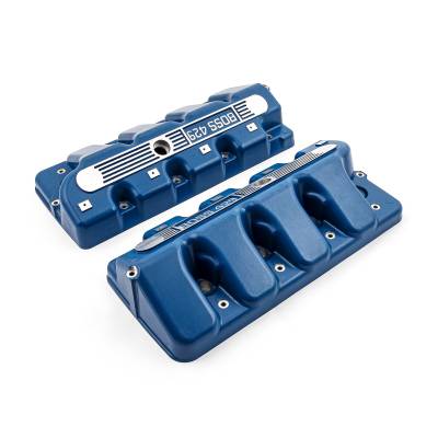 Speedmaster - Speedmaster PCE314.1243.03 Cast Alu. Valve Covers Blue for Ford Boss 429