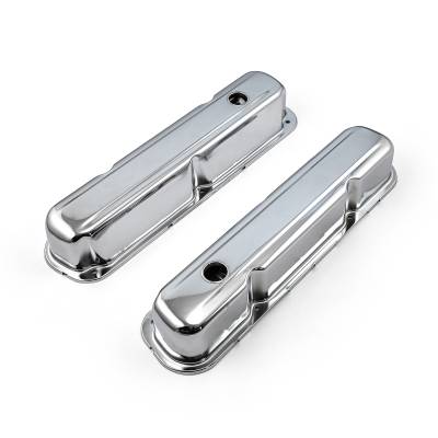 Speedmaster - Speedmaster PCE314.1046 Mopar 318 340 360 Chrome Steel Valve Cover