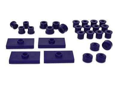 SuperPro - SuperPro KIT5100K Front/Rear Suspension Bushing Kit for 50-74 Morris Minor