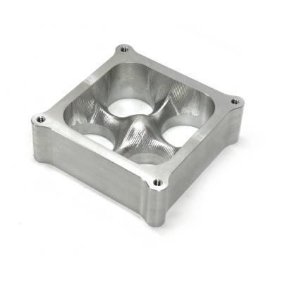 Speedmaster - Speedmaster PCE120.1010 2" Alum 4500 CNC Carb Spacer Square Bore 4 Port
