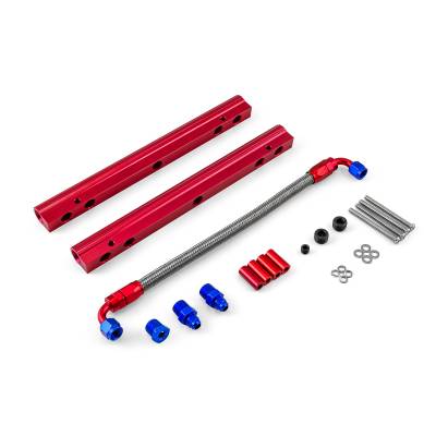 Speedmaster - Speedmaster PCE137.1012 Pontiac 326-455 Billet Alum Fuel Injector Rail Kit