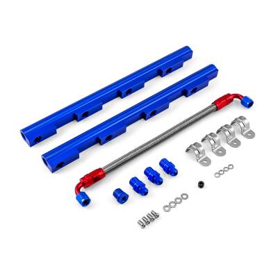 Speedmaster - Speedmaster PCE137.1010 Billet Alum. Fuel Injector Rail Kit for Ford 4.6L EFI 2V