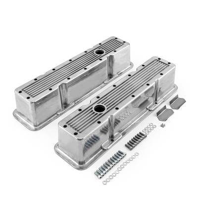 Speedmaster - Speedmaster PCE314.1070.08 Chevy SBC 350 Polished Alum Ribbed VC Tall Hole