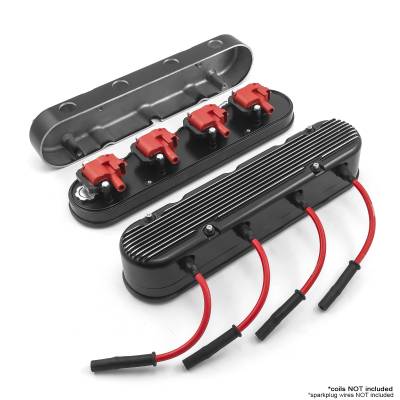 Speedmaster - Speedmaster PCE314.1249.02 Chevy LS Finned Vintage Hidden Coil VC Black
