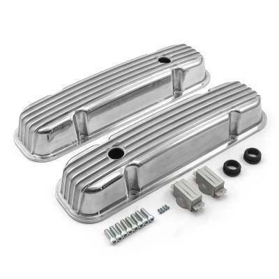 Speedmaster - Speedmaster PCE314.1162 Pontiac 326 400 455 Polished Finned Alum VC Hole
