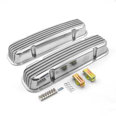Speedmaster - Speedmaster PCE314.1163 Pontiac 326 400 455 Polished Finned Alum VC No Hole