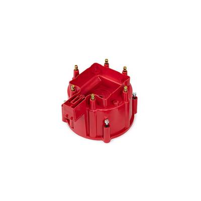 Speedmaster - Speedmaster PCE371.1001 HEI Distributor Cap Brass Terminals 6 Cyl Red