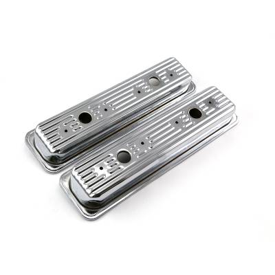 Speedmaster - Speedmaster PCE314.1061 Chevy SBC 350 Center Bolt Chrome Steel VC Short 2 Hole