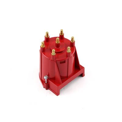 Speedmaster - Speedmaster PCE371.1024 Pc10001-6 Series Distributor Cap Brass Terminals Red