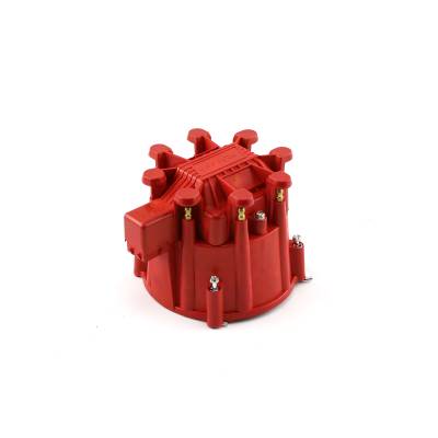 Speedmaster - Speedmaster PCE371.1007 Thunder Series HEI Distributor Cap Brass Terminals Red