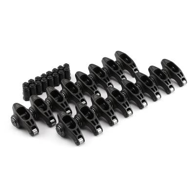 Speedmaster - Speedmaster PCE261.1188 Ford 302 351W 1.6 7/16 Ultra Black Chromoly Rocker Arms