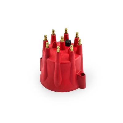 Speedmaster - Speedmaster PCE371.1028 Male Pro Billet Distributor Screw Down Cap Only Red MSD