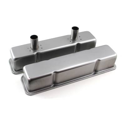 Speedmaster - Speedmaster PCE314.1021.02 Chevy SBC 350 Circle Track Stl Valve Cover Tall IMCA
