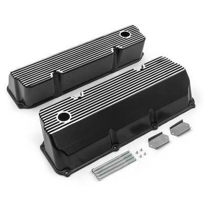Speedmaster - Speedmaster PCE314.1088.05 Ford 302 351C Cleveland Black Finned Alum VC Tall
