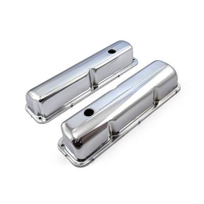 Speedmaster - Speedmaster PCE314.1044 Ford FE 390 427 428 Chrome Steel VC 3.875 Tall Baffled