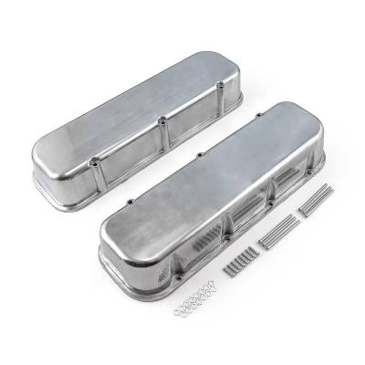 Speedmaster - Speedmaster PCE314.1027.01 Alu. Plain Valve Cover Tall w/o Hole for Chevy BBC