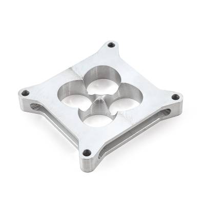 Speedmaster - Speedmaster PCE120.1008.01 1" 4150 CNC Machined Carb Spacer Square Bore 4 Port