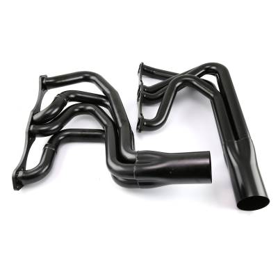 Speedmaster - Speedmaster PCE316.1086.03 IMCA Modified Mild Steel Headers Black for Chevy SB