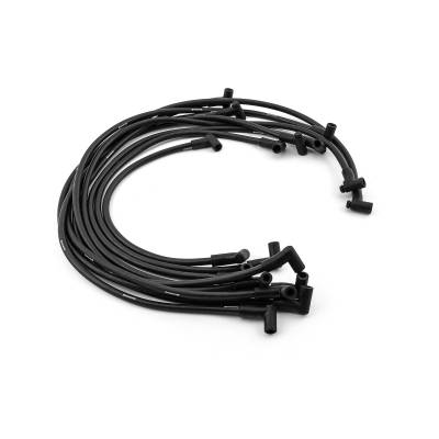 Speedmaster - Speedmaster PCE390.1012.01 90-DEG Under Covers Male Black Spark Plug Wires Chevy
