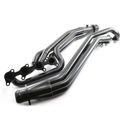 Speedmaster - Speedmaster PCE316.1103.03 Long Tube Blk Steel Exhaust Header for 11-13 Mustang