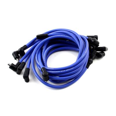 Speedmaster - Speedmaster PCE390.1009.02 90-DEG Under Covers Female Blue Spark Plug Wire Chevy