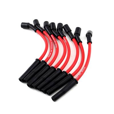Speedmaster - Speedmaster PCE390.1028.03 Coil-On-Cover Red Spark Plug Wires for Chevy LS