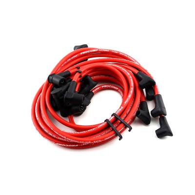Speedmaster - Speedmaster PCE390.1009.03 90-DEG Under Covers Female Red Spark Plug Wires Chevy