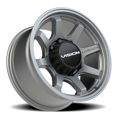 Vision Wheel - Vision Wheel 351-7881SG18 351 Flow 17x8.5 8x6.5 18mm Satin Gray