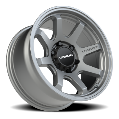 Vision Wheel - Vision Wheel 351-7883SG-10 351 Flow 17x8.5 6x5.5 -10mm Satin Gray
