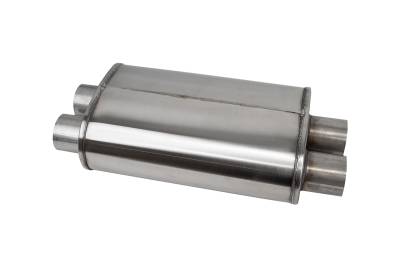 Corsa Performance - Corsa CPX3030 3.0" Dual Inlet/Dual Outlet Muffler w/Integrated X-Pipe & RSC Tech
