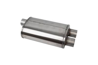 Corsa Performance - Corsa CPD2525 2.5" Single Inlet/Dual Outlet Muffler w/RSC Technology