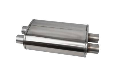 Corsa Performance - Corsa CPX2525 2.5" Dual Inlet/Dual Outlet Muffler w/Integrated X-Pipe & RSC Tech