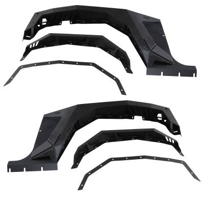 Smittybilt - Smittybilt 76883 XRC GEN-2 Fender Armor Front for 07-18 Jeep Wrangler JK 2/4DR