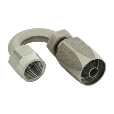 Earl's Performance - Earls Performance SS131806ERL 180-DEG Power Steering Hose End -8AN Stainless