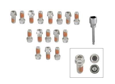 Mr Gasket - Mr Gasket 2231G HEADLOCK Locking Header Bolts