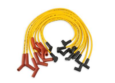 ACCEL - ACCEL 4056 Custom Super Stock Spark Plug Wire Set 8mm Yellow for Ford V8