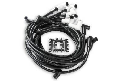 ACCEL - ACCEL 9018C Plug Wire Set for 75-86 Chevy SB HEI Under Valve Cover