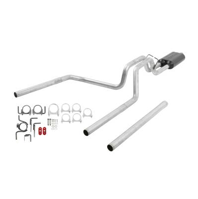 Flowmaster - Flowmaster 17171 American Thunder Cat-Back Aluminized Exhaust for Dodge