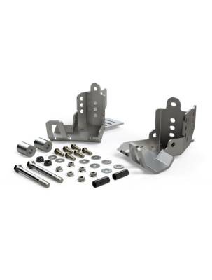 TeraFlex - TeraFlex 36-07-01-300 HD Falcon Rear Shock Skid Plates for 07-18 Wrangler JK