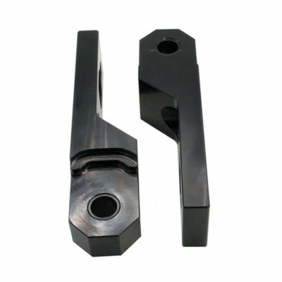 Royal Hooks - Royal Hooks Billet Tow Hook Shackle Adapters Black 09-25 Ford F150 RHO-12028-BK
