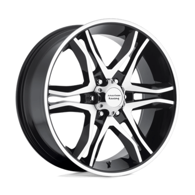 American Racing - American Racing Wheel AR893 MAINLINE 17x8 6x5.5 0mm Black AR89378068300